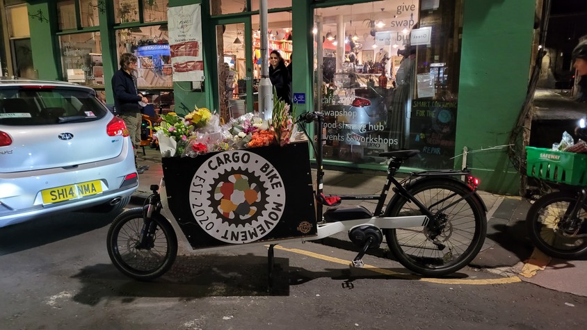 Food and sometimes flowers to bring cheer to those who need it most! 