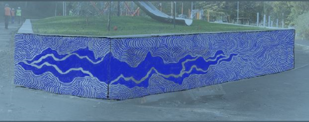 Dalry Community Park Mural - Option 1